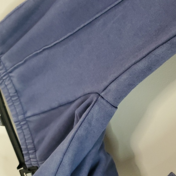 Aerie Spring Street Skater Pants Size XS Side Slit Blue Seam Leg - Picture 3 of 13